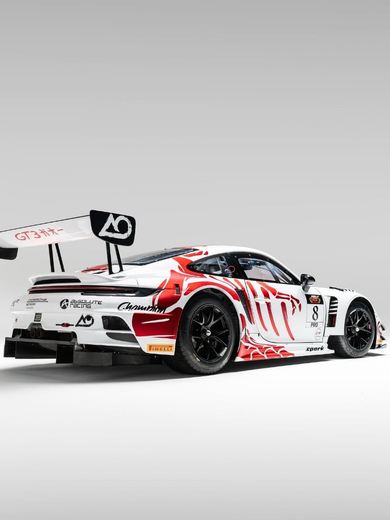 PRE ORDER - Porsche 911 GT3 R (992) AO Racing #8 "Bushi Rex" Suzuka 1000km Winner