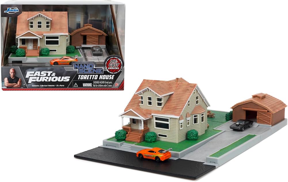 Jada Toys Fast &amp; Furious Nano Scene – Toretto House