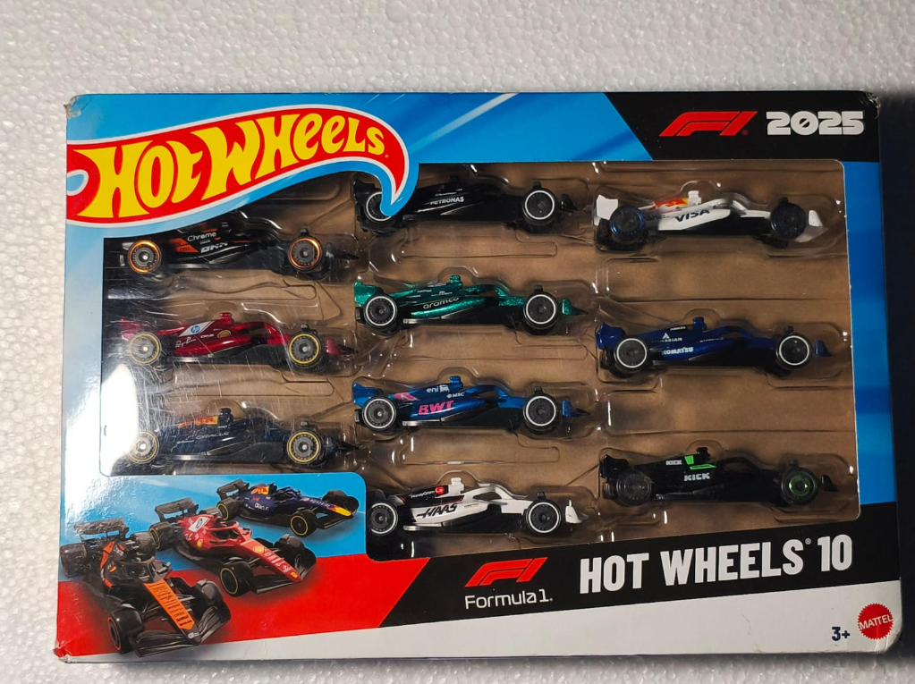HOTWHEELS F1  10 PACK
