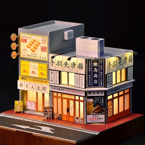 Japanese Street Food Shop Diorama – 1:64 Scale